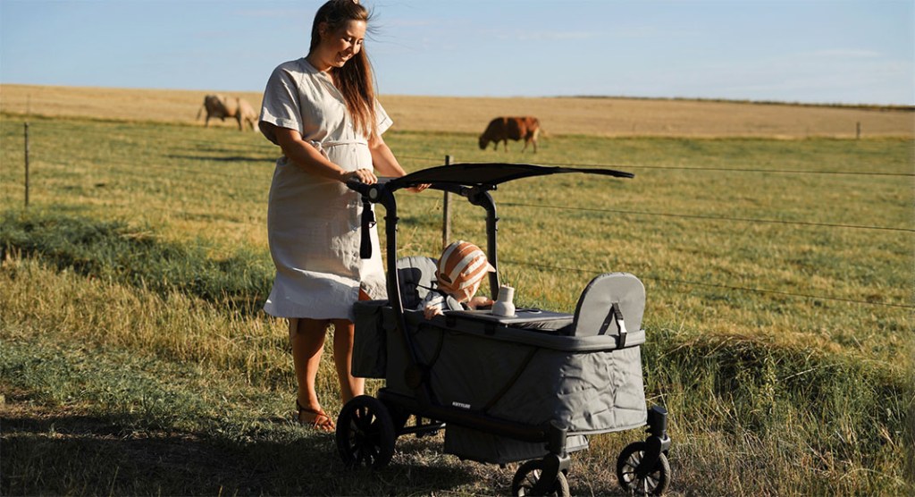 Klappt gut: Familienurlaub mit dem Bollerwagen