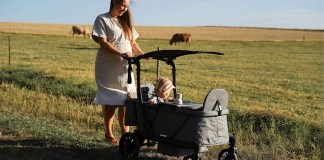 Klappt gut: Familienurlaub mit dem Bollerwagen