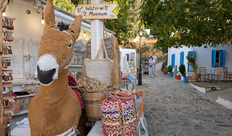 Das kleine Bergdorf Zia auf der griechischen Insel Kos.