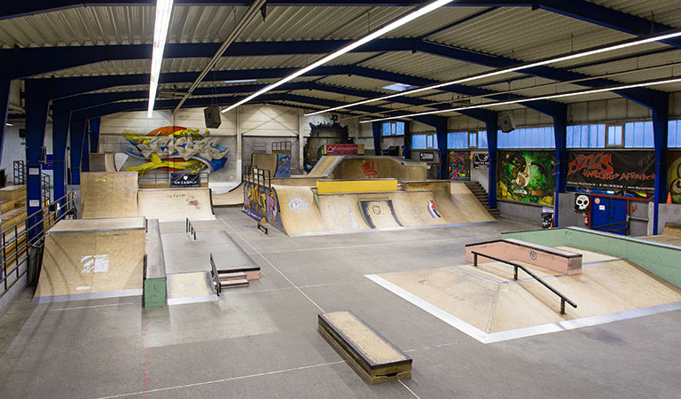 Die i-Punkt Skateland Halle in Hamburg