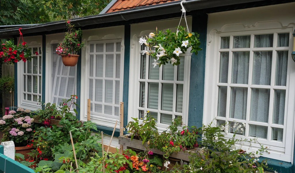 Ein typisches Haus auf Spiekeroog.